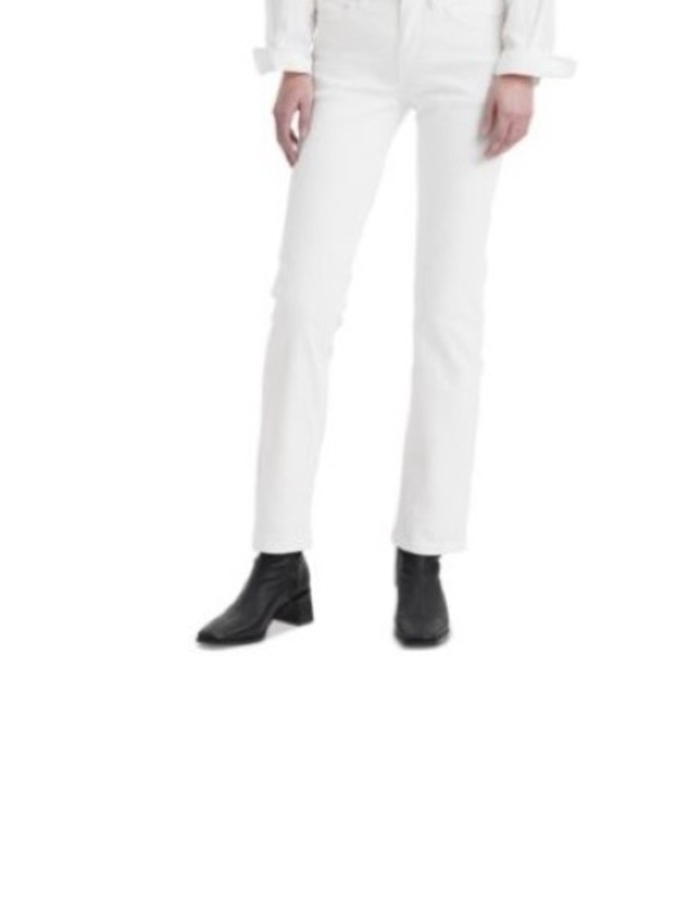 Levi's 314 Shaping Straight-Leg Women's White Jeans